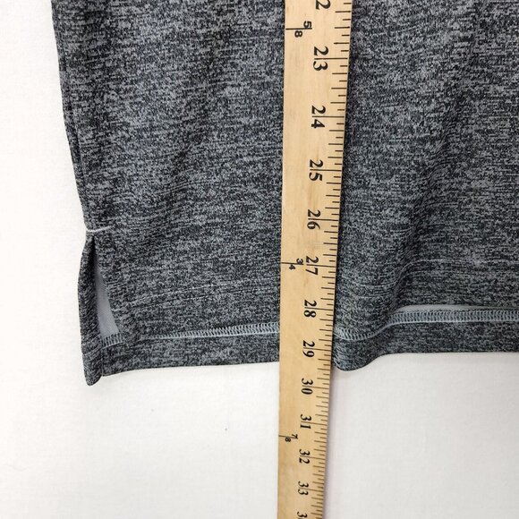 Reebok Men’s Large Long Sleeve Pullover Quarter Zip Training Sweatshirt Gray - Picture 6 of 13